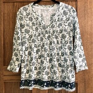 Lucky Brand 3/4 Sleeve Shirt